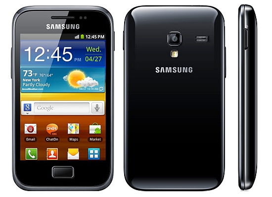 Galaxy Ace Plus used as an illustration