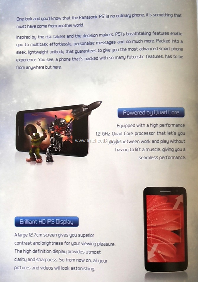 Panasonic P51 Details And Specifications India (4) Panasonic P51 Details And Specifications India (4)