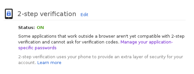 2-step verification success 2-step verification success