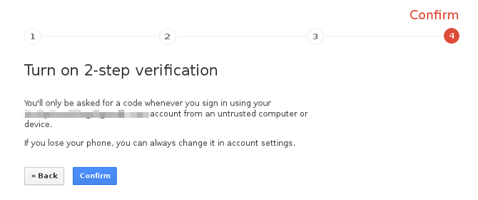 2-step verification procedure 2-step verification procedure
