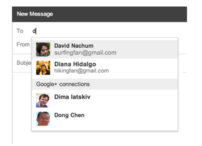 Update- Google allow you to send emails via Google+ without knowing the email address of others