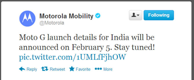 Best Value for Money smartphone Moto G will be announce on February 5 officially