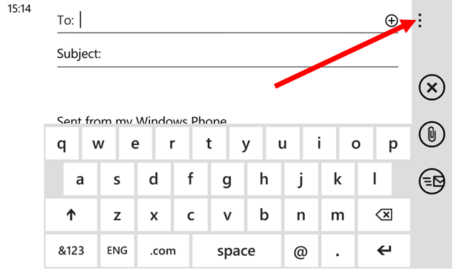 add cc and bcc email addresses on windows phone-4