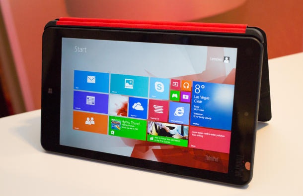 CES 2014:- Lenovo ThinkPad 8 best Windows tablet will launch in January