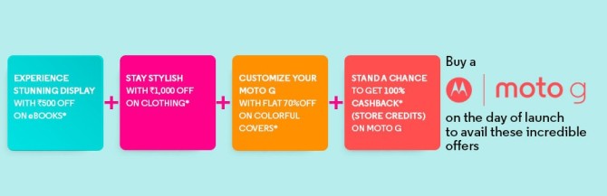 Motorola’s Moto G price reviled, available at 12,499 and 13,999, partnered with Flipkart