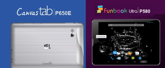 Micromax launched two new tablets under Canvas Tab and Funbook series Micromax launched two new tablets under Canvas Tab and Funbook series