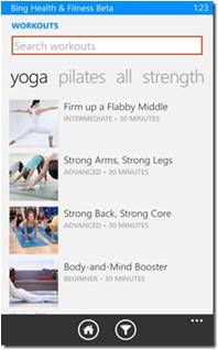 Bing Health And Fitness App Features (1)