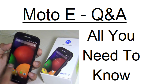 Moto freuqntly Asked Questions
