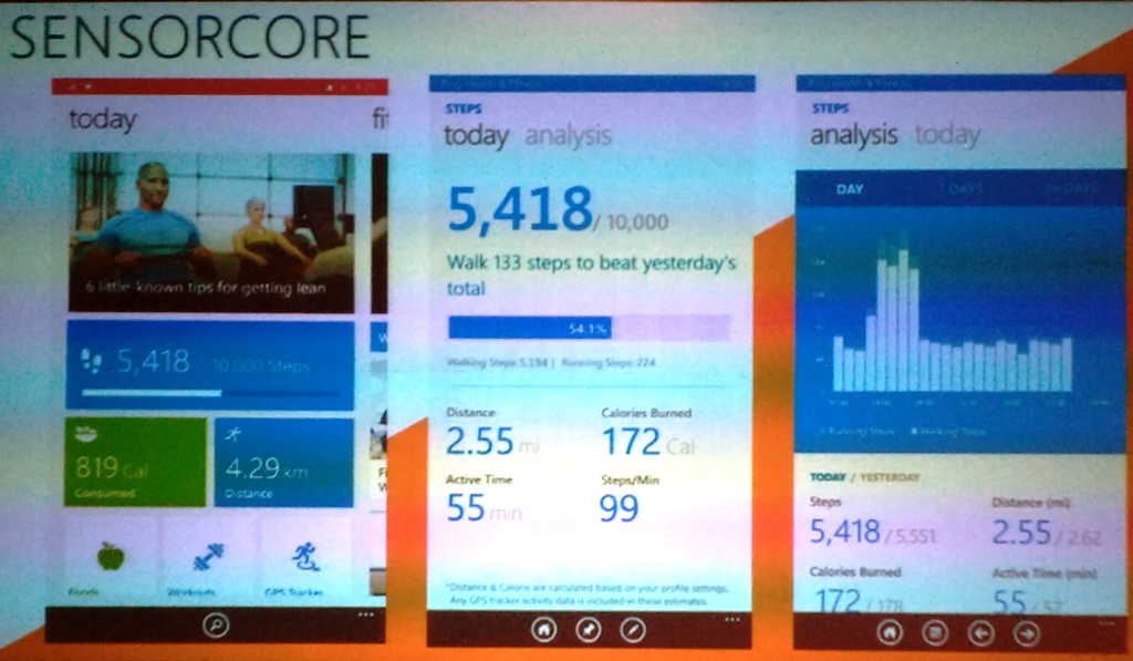 Nokia Lumia Bing Health And Fitness App Windows Phone 8.1