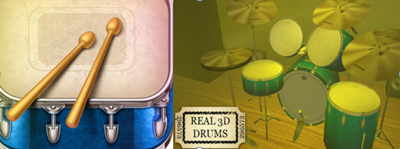 Real 3D Drums App