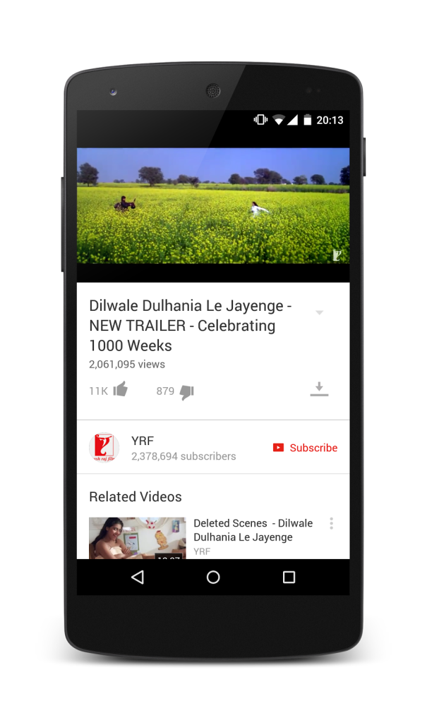 Watch Youtube Offline in India-1
