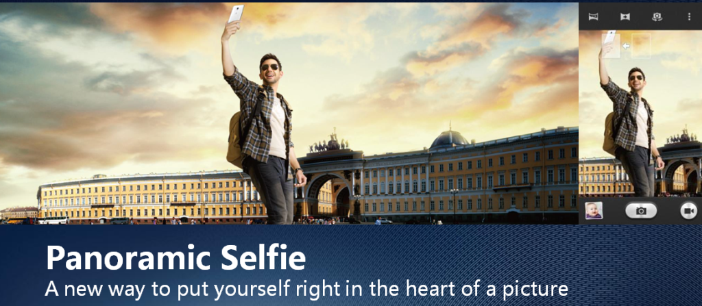 ascend p7 panoramic selfie