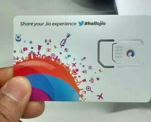 reliance jio sim card