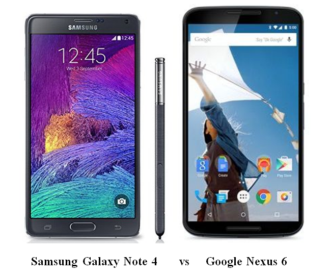 Samsung Galaxy Note 4 vs Google Nexus 6 (2)