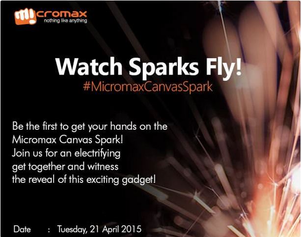 Micromax Canvas Spark Invite