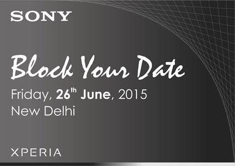 Sony Xperia Z3+ India Launch Invite