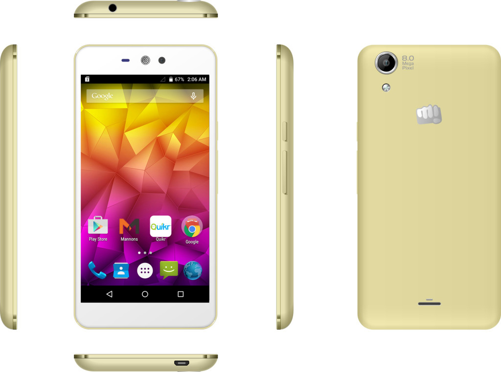 Micromax Canvas selfie Lens