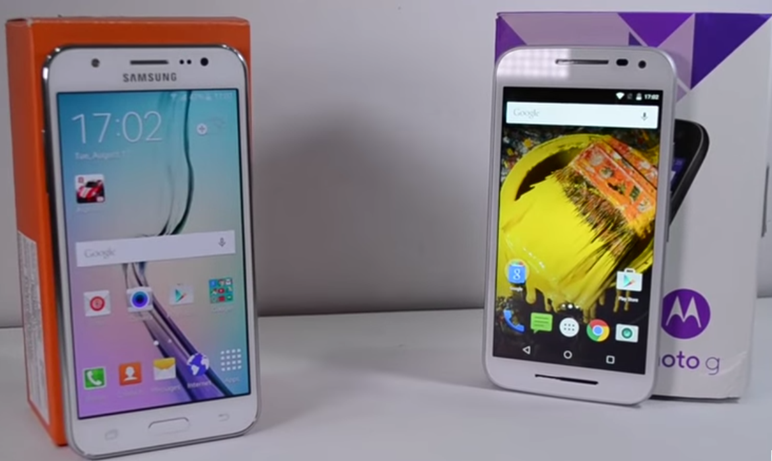 Motorola Moto G 3rd Gen vs Samsung Galaxy J5