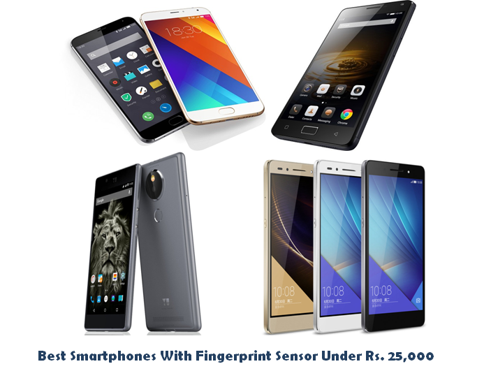 11 Best Smartphones With Fingerprint Sensor Under Rs. 25,000