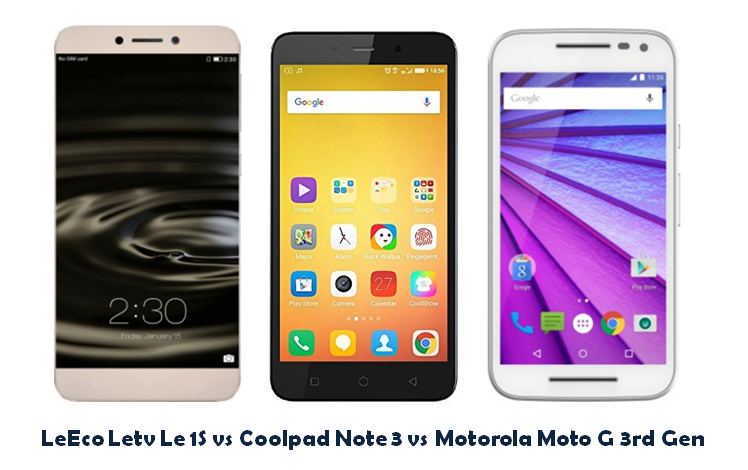 LeEco Letv Le 1s vs Coolpad Note 3 vs Motorola Moto G 3rd Gen -1