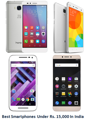 Top smartphones 2016 under 15000