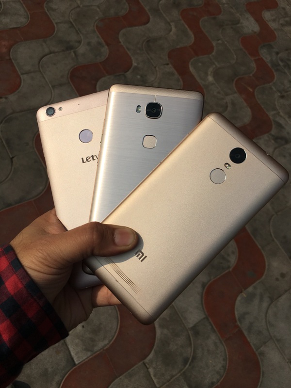 Xiaomi Redmi Note 3 vs LeEco Le 1s vs Honor 5X Comparison