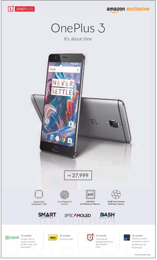 OnePlus 3 ad