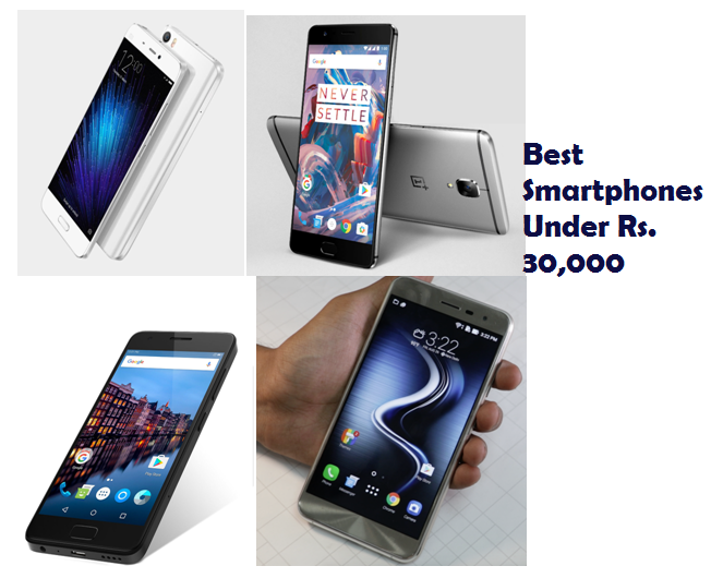 Best Smartphones Under Rs. 30,000
