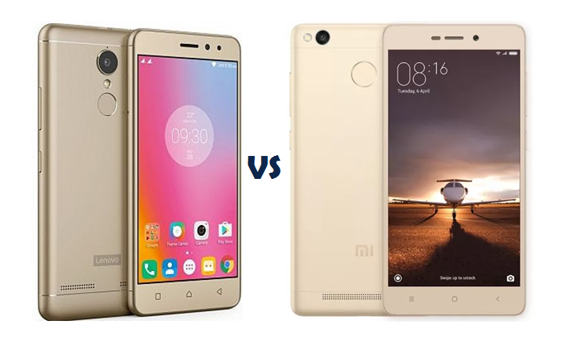 Lenovo K6 Power vs Xiaomi Redmi 3S Prime