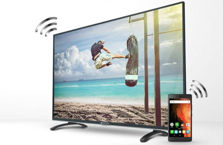 Airtel Internet TV - Micromax Canvas Smart LED TV with smartphone