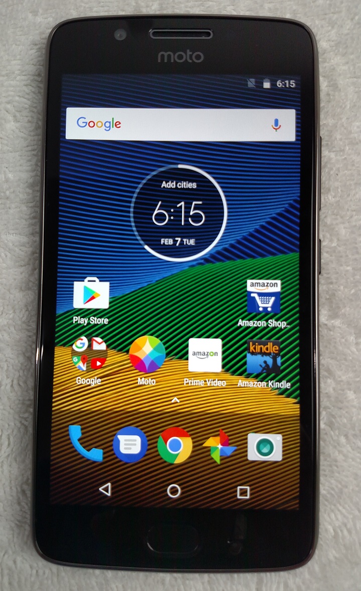 Motorola Moto G5 Review - Front