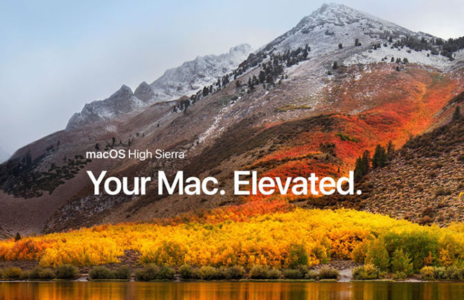 Apple macOS High Sierra