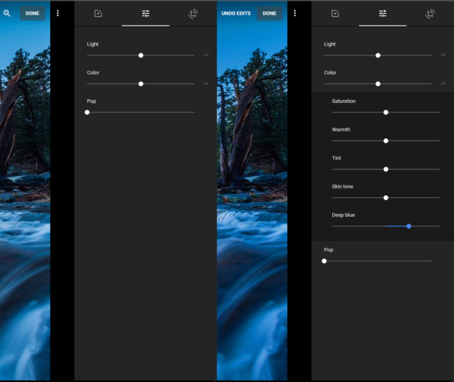 How To Use Deep Blue Feature In Google Photos