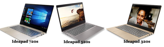 Lenovo Yoga and Ideapad