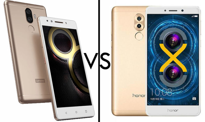 Lenovo K8 Note Vs Honor 6X