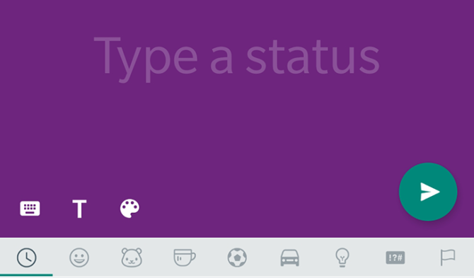 WhatsApp Add Facebook Like Colored Status