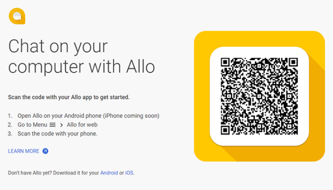 Google Allo For Web