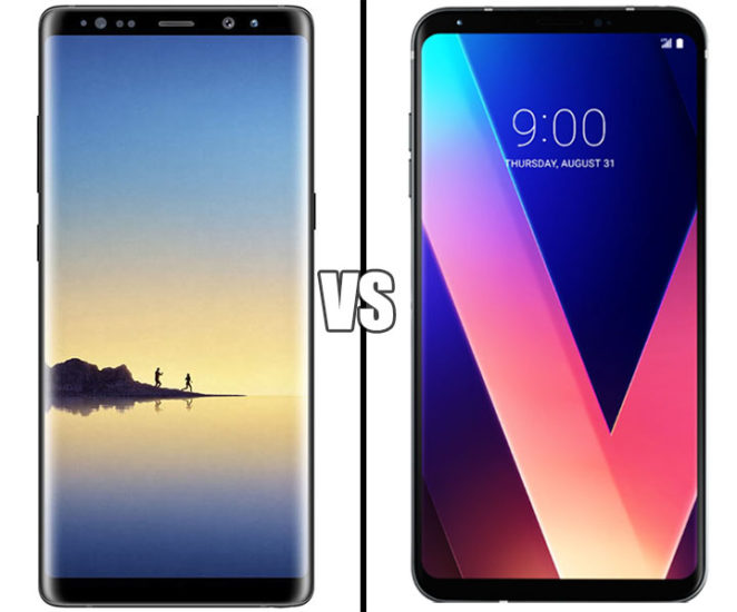 Galaxy Note 8 Vs LG V30