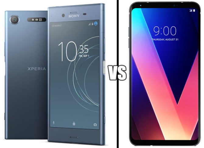 Sony Xperia XZ1 Vs LG V30