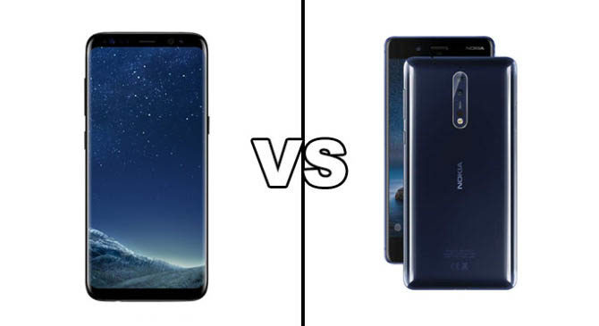 Galaxy S8 Vs Nokia 8 Comparison