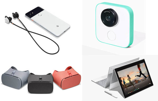 Google Pixelbook, Pixel Buds, Clips AI-Powered Camera