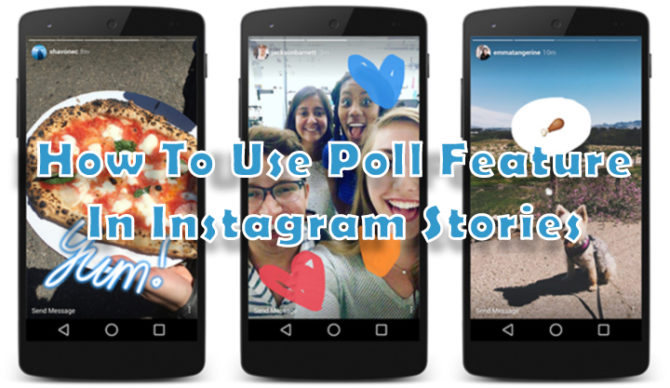 How To Use Poll Feature In Instagram Stories