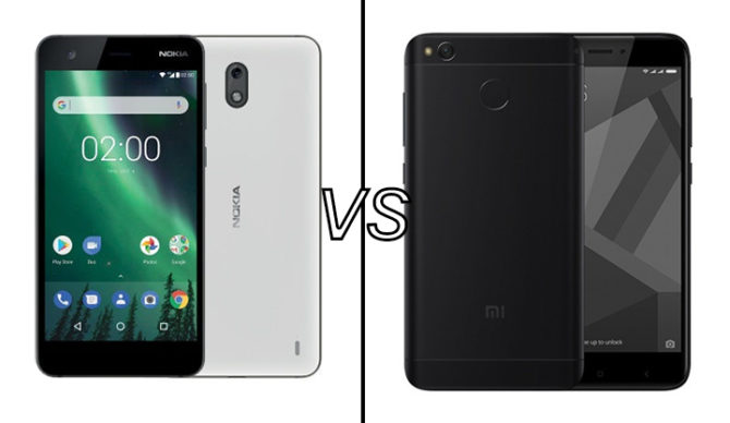 Xiaomi Redmi 4 Vs Nokia 2