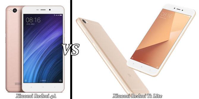 Xiaomi Redmi Y1 Lite Vs Redmi 4A Comparison