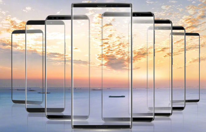 Gionee Bezel-less Smartphone Range