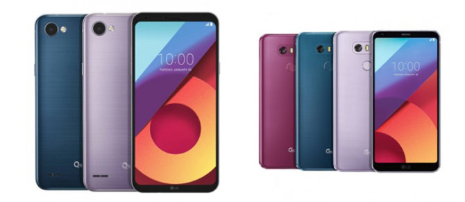 LG G6, LG Q6 Smartphones