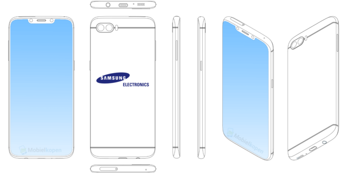 Upcoming Samsung Galaxy To Be An iPhone X Copy?