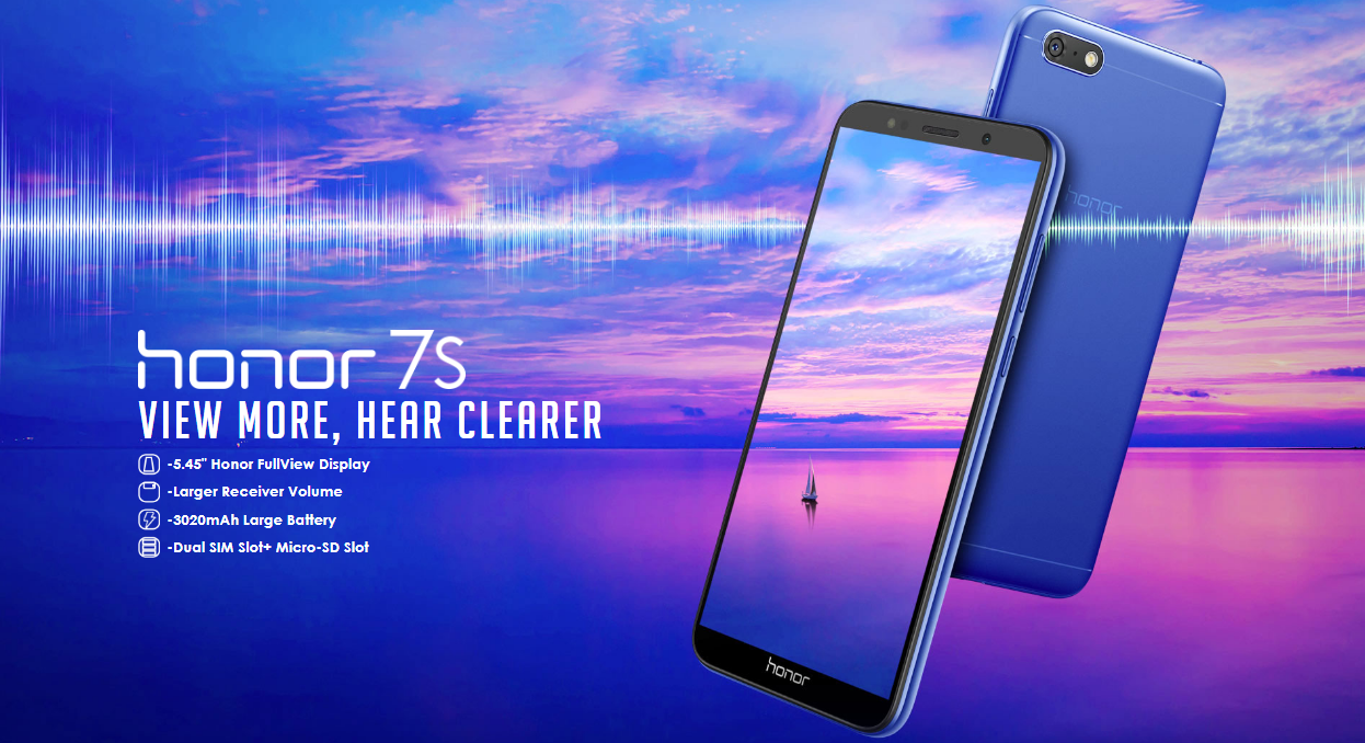 Budget Smartphone Honor 7S With 13-Megapixel Rear Camera Sensor Launched