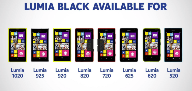 Как получить обновление программного обеспечения Lumia Black на смартфонах WP8