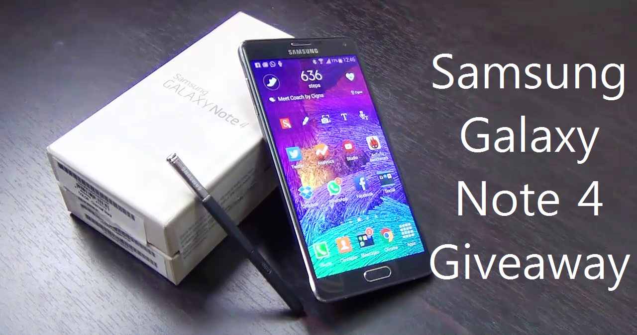 Samsung Galaxy Note 4 Giveaway: #Giveawa...